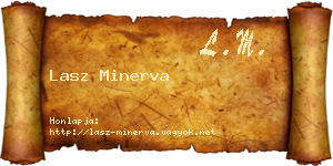 Lasz Minerva névjegykártya